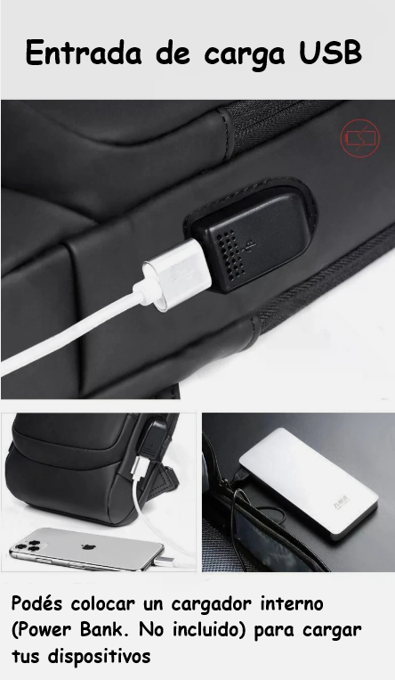 Seguridad y comodidad en un solo lugar: mochila impermeable con sistema antirrobo